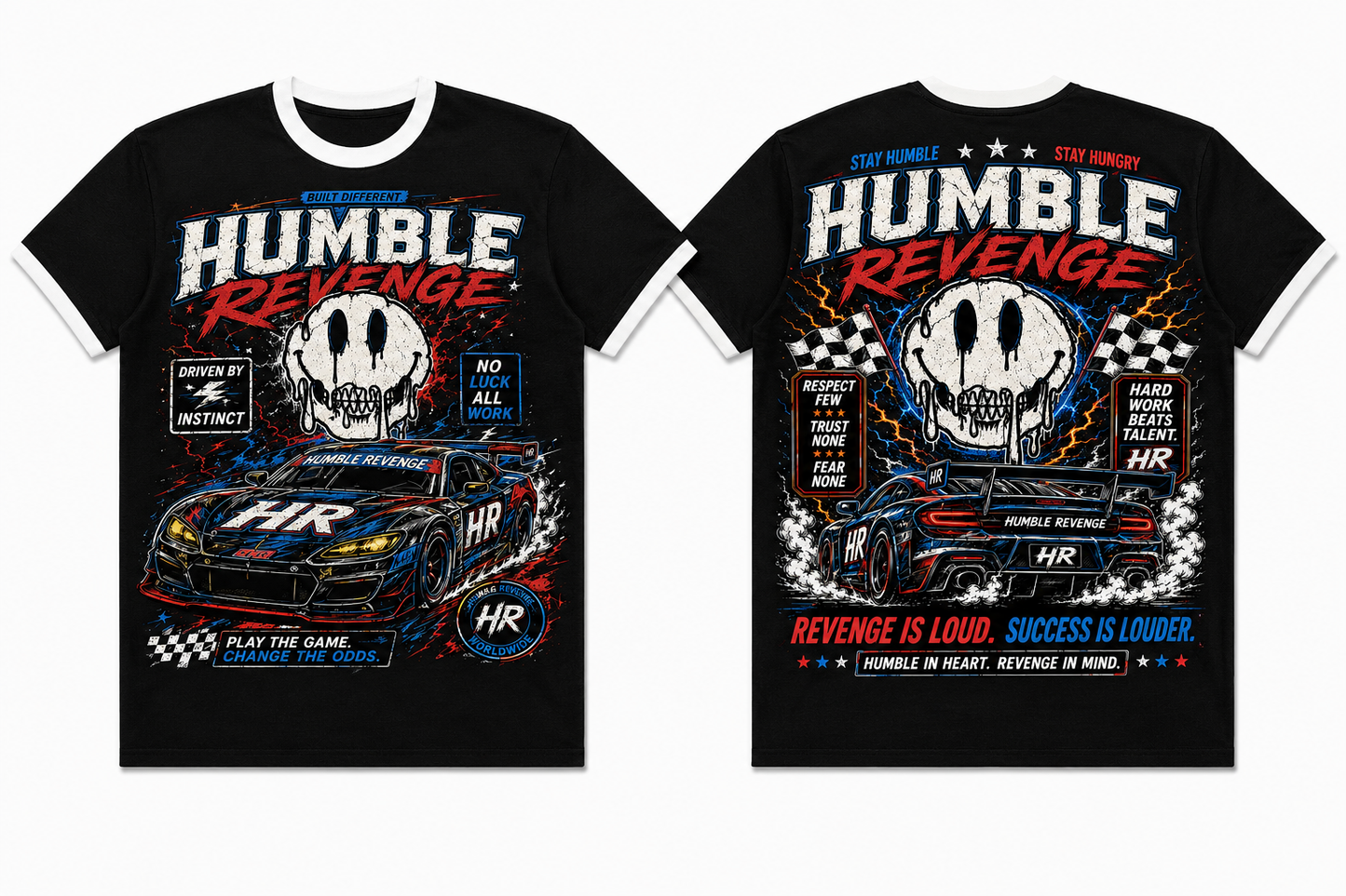 Humble Revenge® Revenge Racer Ringer Tee