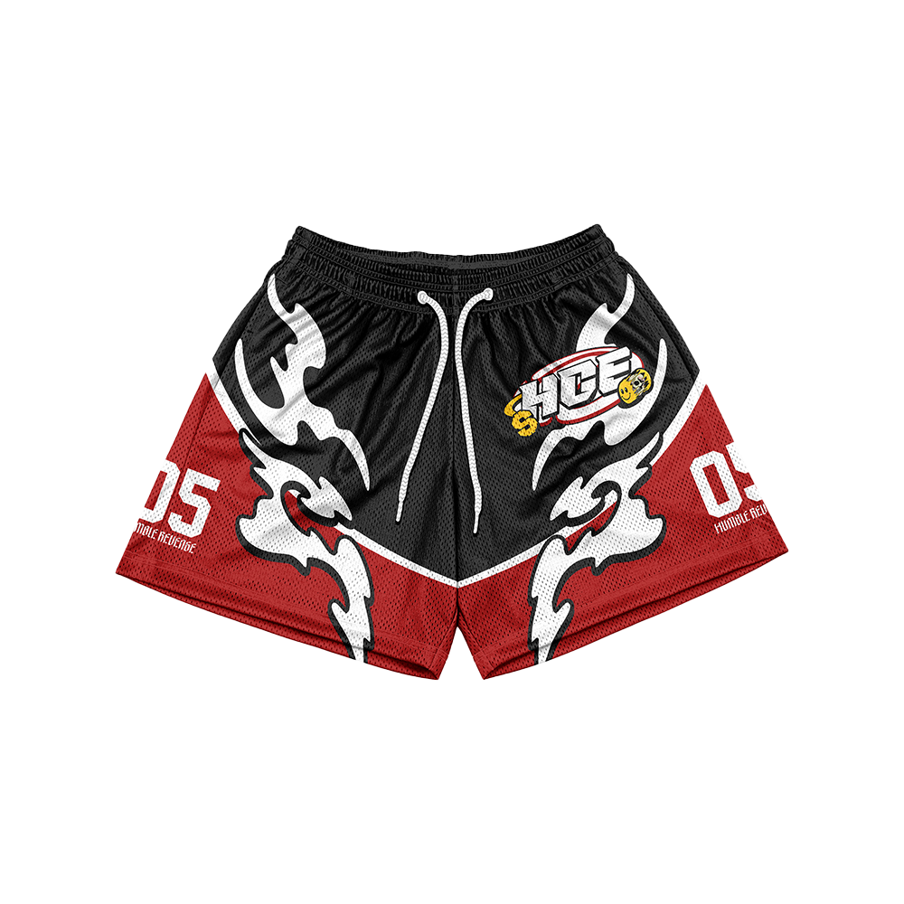 RED INFERNO SHORTS